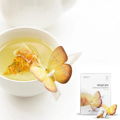 Marigold Butterfly Teabag