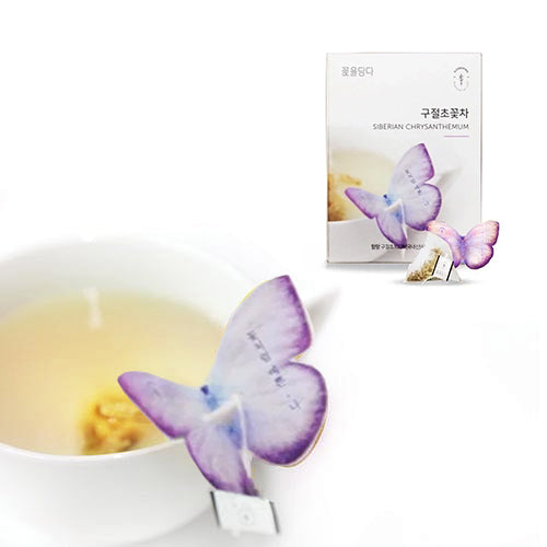 Siberian Chrysanthemum Butterfly Teabag